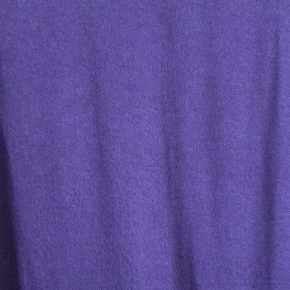Pleione Women's Top Size Large Purple V-Neck Cap Sleeve Hi-Low Hem Casual Blouse - Picture 15 of 16